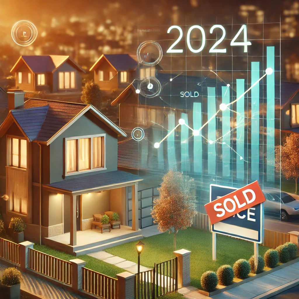 2024 U.S. housing market trends overview with record-high prices and ROI analysis.