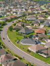 Aerial shot of houses in The Villages, a master planned retirement community in Central Florida.