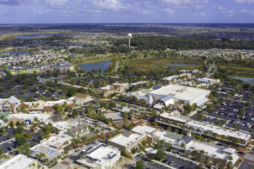 Marion County Tax - Aerial View of The Villages, Florida