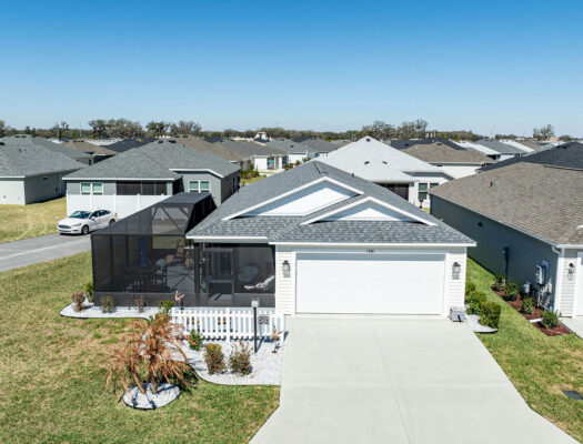 1761 Freddie Lane, The Villages, FL – Topaz Patio Villa with Rare Full 2-Car Garage on Oversized Corner Lot